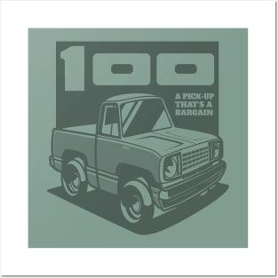 Mint Green - D-100 (1978 - White-Based - Ghost) Posters and Art